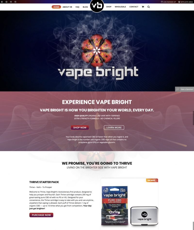 Vape Bright Affiliate Offer