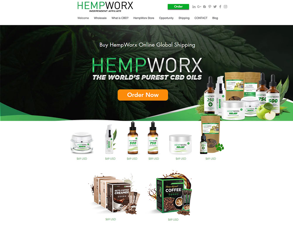 CBD Herbal Drops - HempWorx